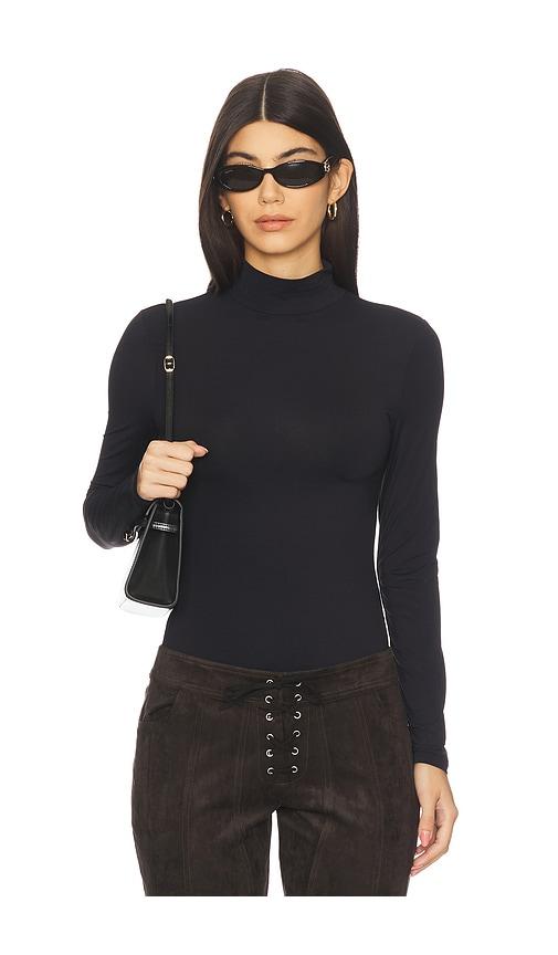 ow collection lexi turtleneck bodysuit in black. - size l (also in s, xs)