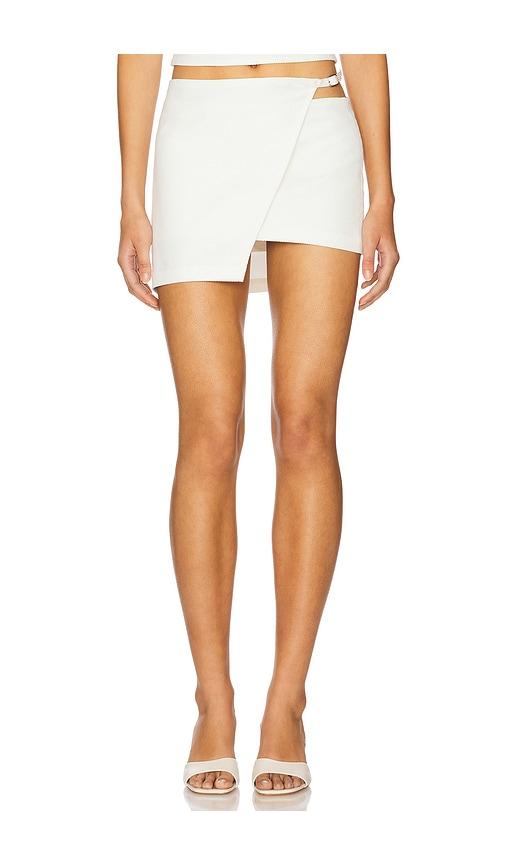 ow collection malene skirt in white. - size l (also in xs, m)