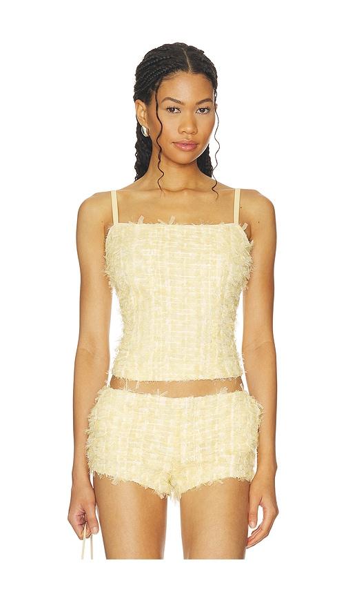 ow collection mara top in yellow. - size m (also in s)