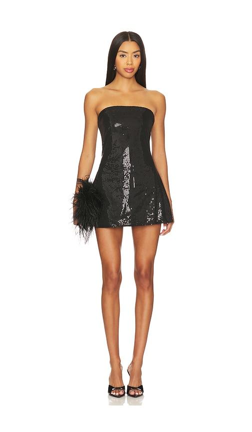 ow collection maya mini dress in black. - size s (also in xs)