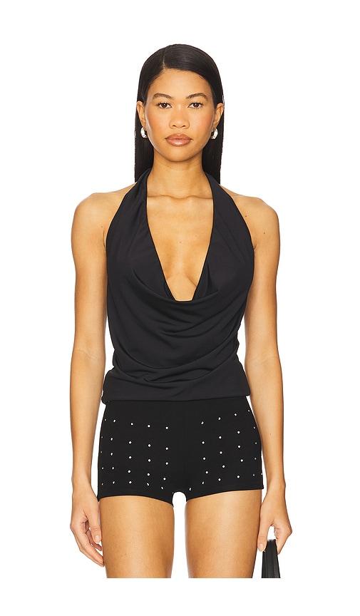 ow collection merle top in black. - size l (also in s, xs)