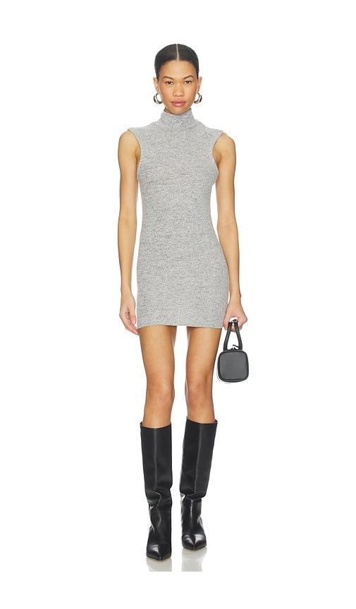 ow collection rue mini dress in grey. - size l (also in m, s, xl, xs)
