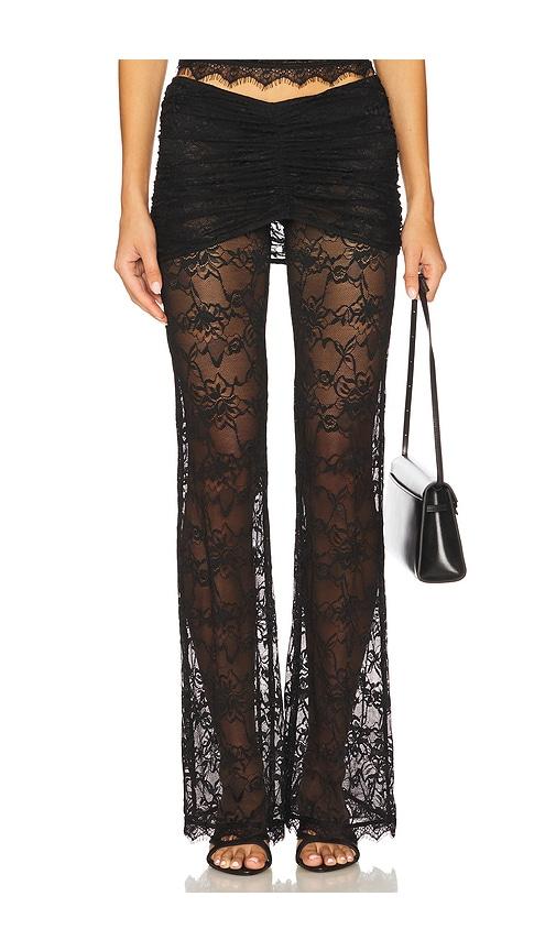 ow collection selah pants in black. - size l (also in s, xs, m, xl)
