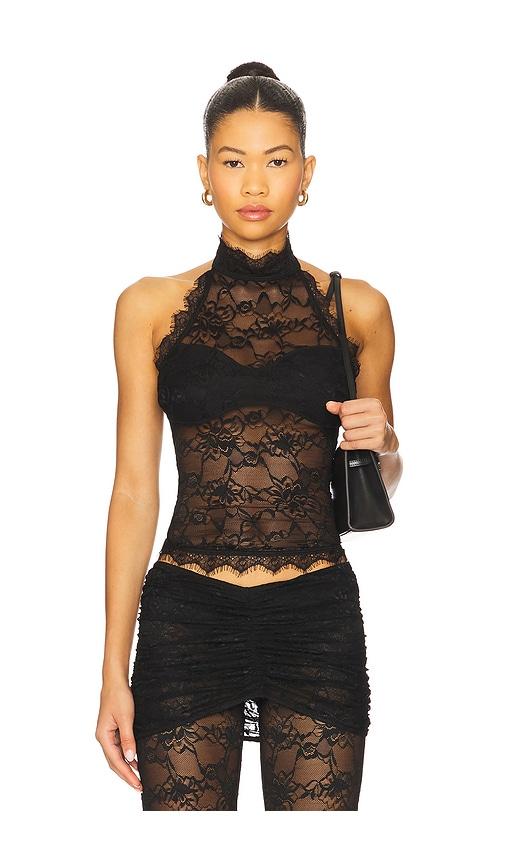 ow collection selah top in black. - size l (also in m, xl)