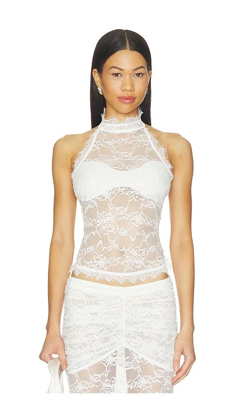 ow collection selah top in white. - size l (also in m, s, xs)