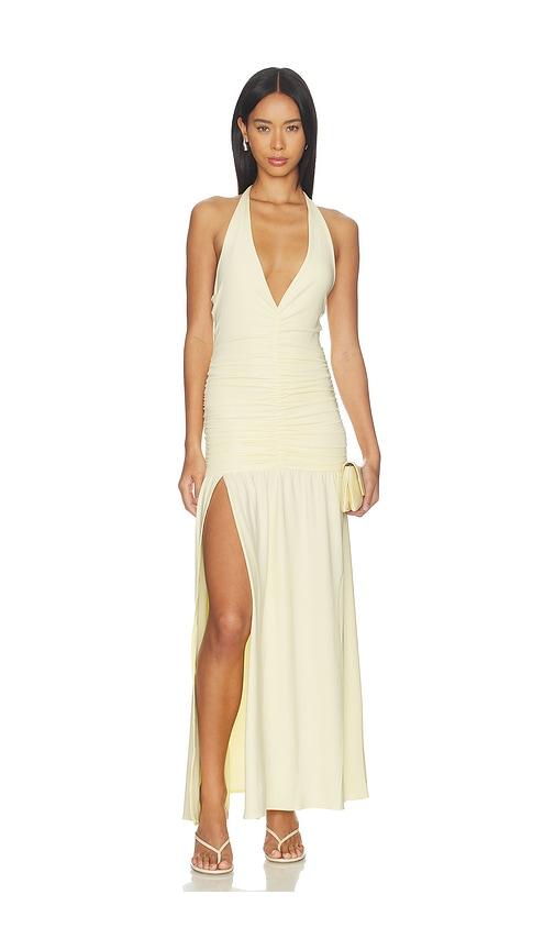 ow collection x revolve aven maxi dress in yellow. - size m (also in xs, s, xl)