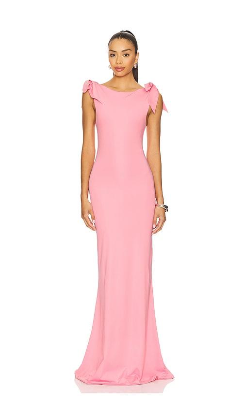 ow collection x revolve cornelia maxi dress in pink. - size m (also in xs, s)
