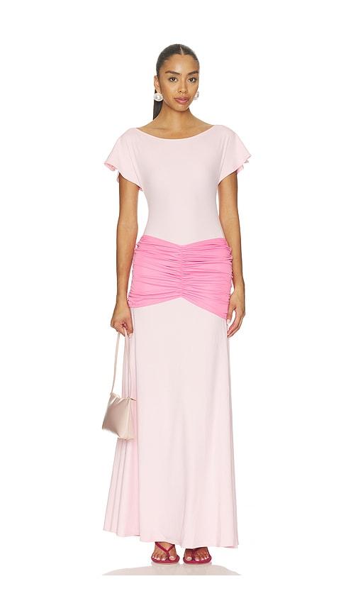 ow collection x revolve gaia maxi dress in pink. - size m (also in xs, s)