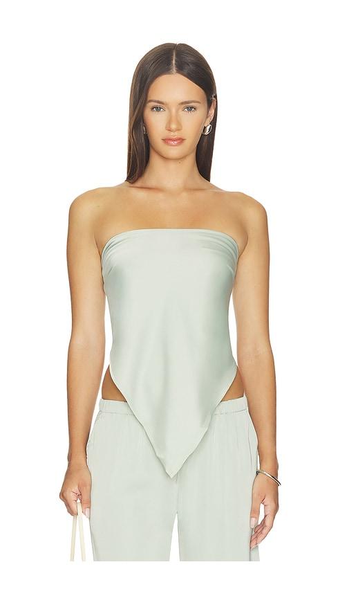ow collection x revolve lea bandana top in sage. - size l (also in xs, s, m)