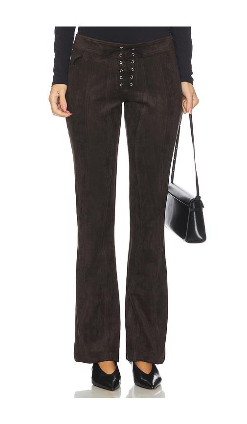ow collection zelda pants in brown. - size l (also in m, s)