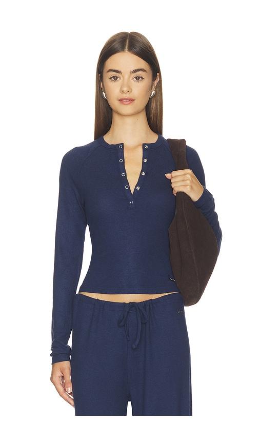 p.e nation haven longsleeve top in navy. - size l (also in xs, s, m, xl)