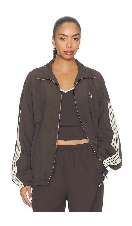 p.e nation radius jacket in brown. - size l (also in s, xs, m, xl)