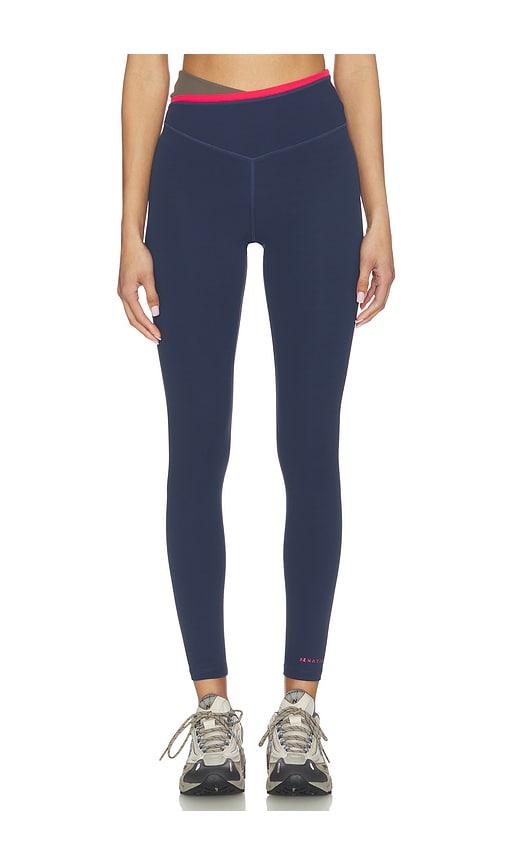 p.e nation status full length legging in navy. - size l (also in m, s, xl, xs)