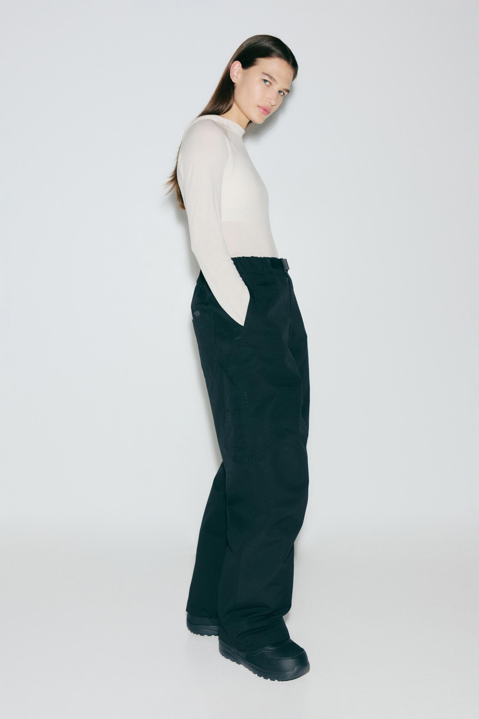 padded baggy ski pants with stormmove™
