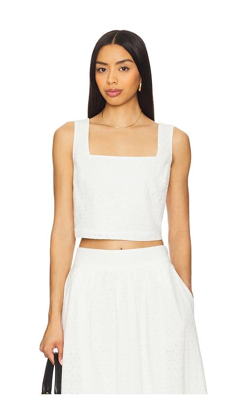 paige aelita top in white. - size l (also in s, m)
