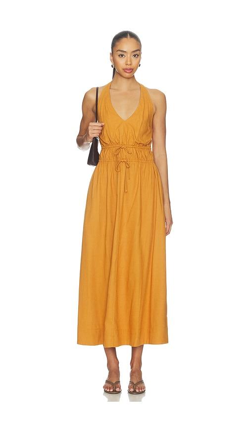 paige alysha dress in rust. - size m (also in s)