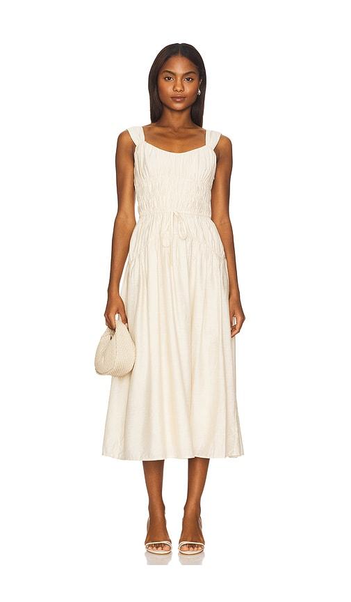 paige arpeggio dress in cream. - size 4 (also in 6)