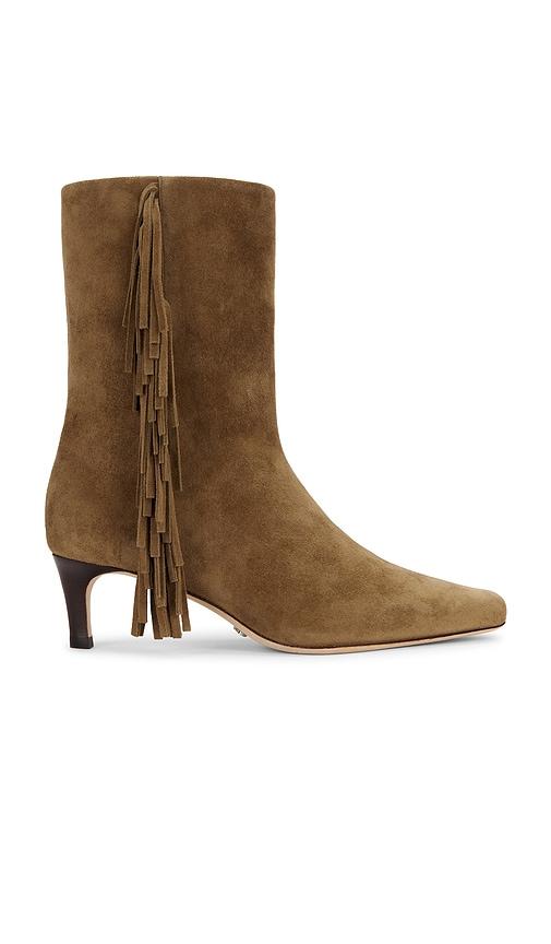 paige aya boot in olive. - size 6 (also in 8)