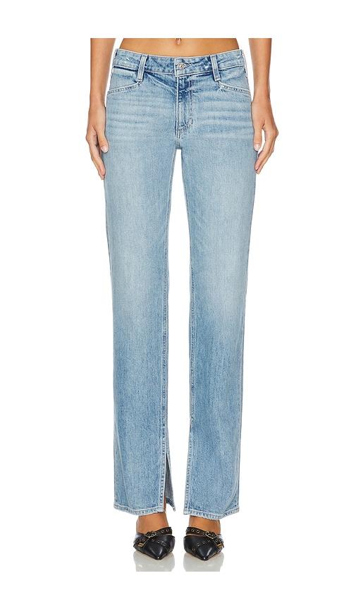 paige celeste wide leg jeans in denim-light. - size 32 (also in 34)