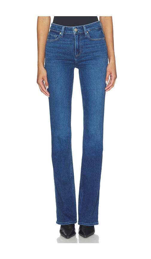 paige high rise laurel canyon jeans in blue. - size 23 (also in 29, 30, 34)