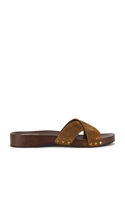 paige inez clog sandal in brown. - size 10 (also in 6.5, 7, 7.5, 8, 8.5, 9, 9.5)