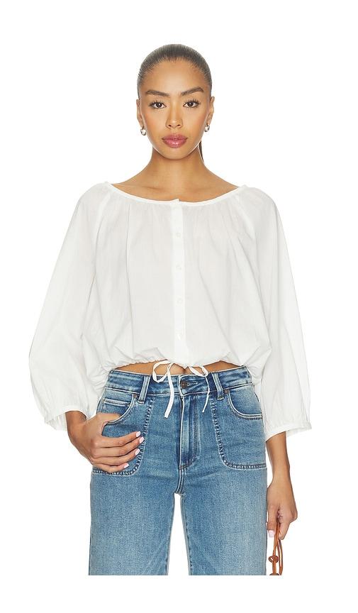 paige kinzie top in white. - size l (also in m)
