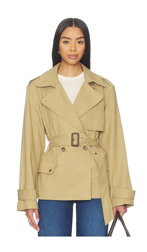 paige orsina jacket in beige. - size l (also in m, xl, xs)