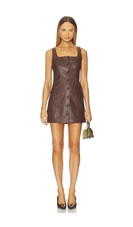 paige rubie dress in brown. - size 2 (also in 4, 6)