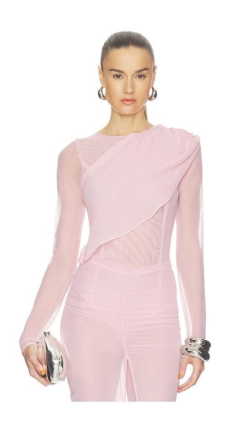 palmatic studio drupa bodysuit in pink. - size m (also in xs, s)