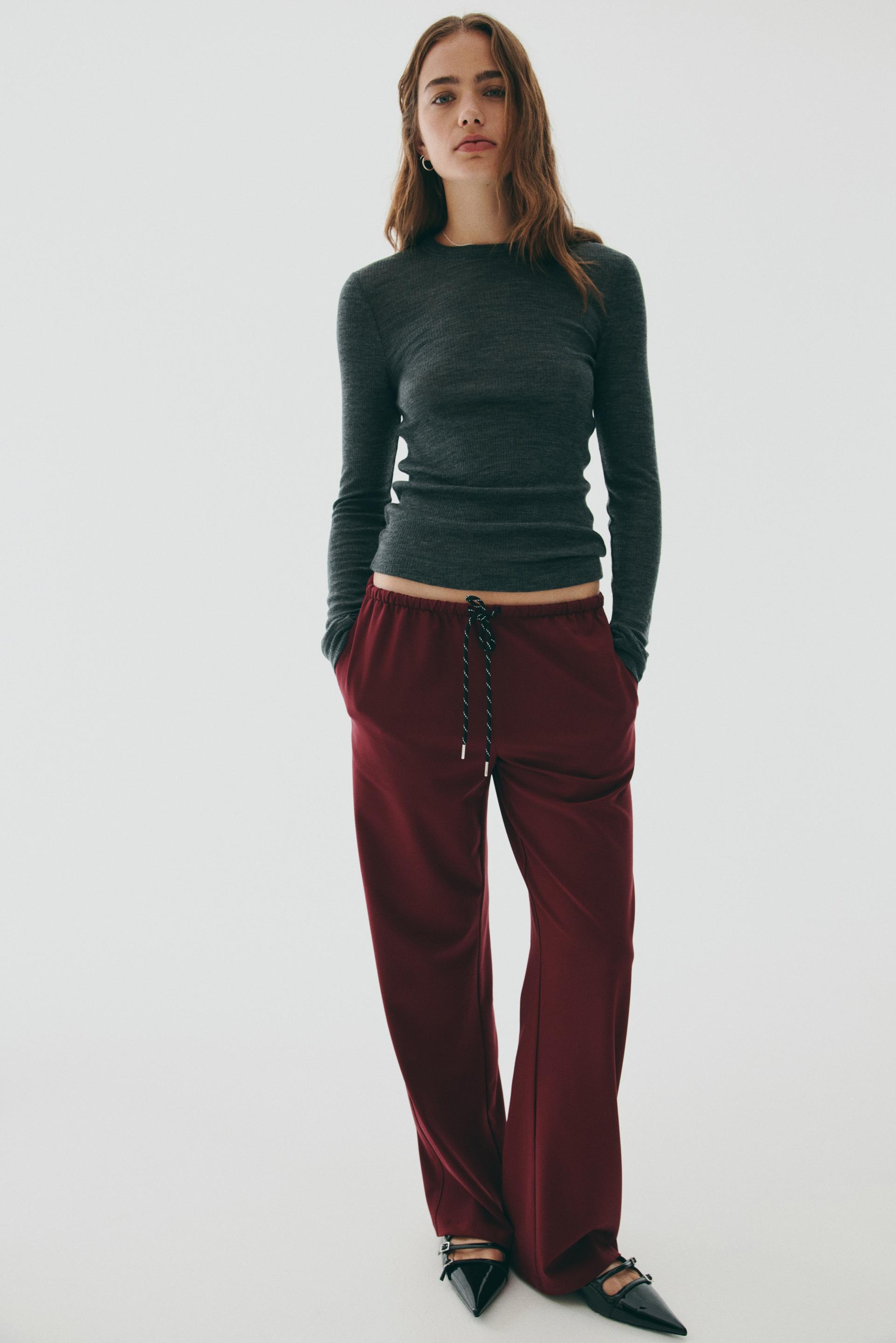 pants with drawstring