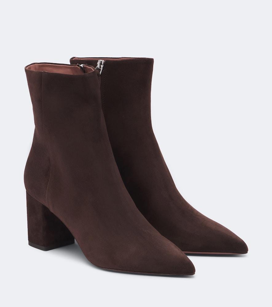 paris texas anja suede ankle boots