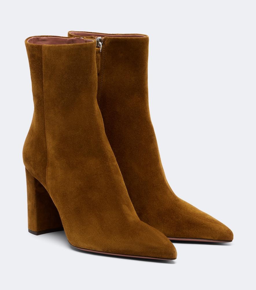 paris texas anja suede ankle boots