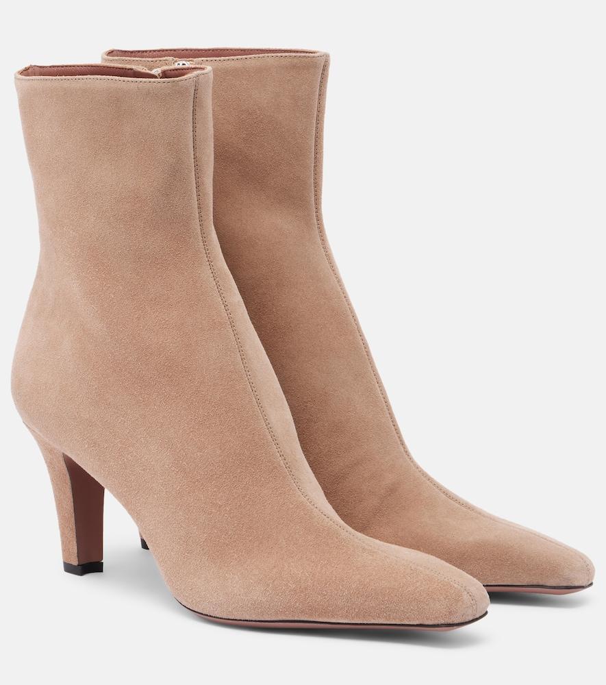 paris texas belle suede ankle boots