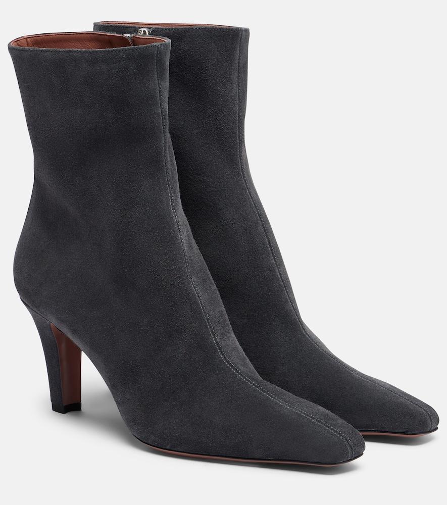 paris texas belle suede ankle boots