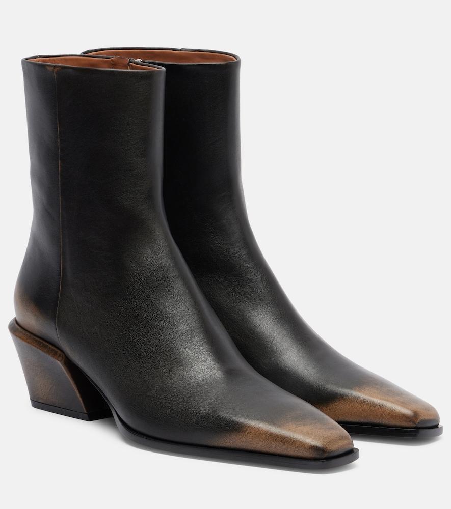 paris texas bettina 50 leather ankle boots