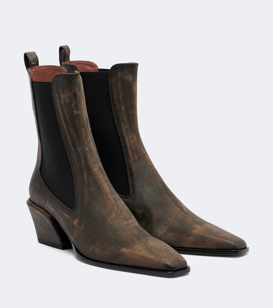 paris texas bettina leather chelsea boots