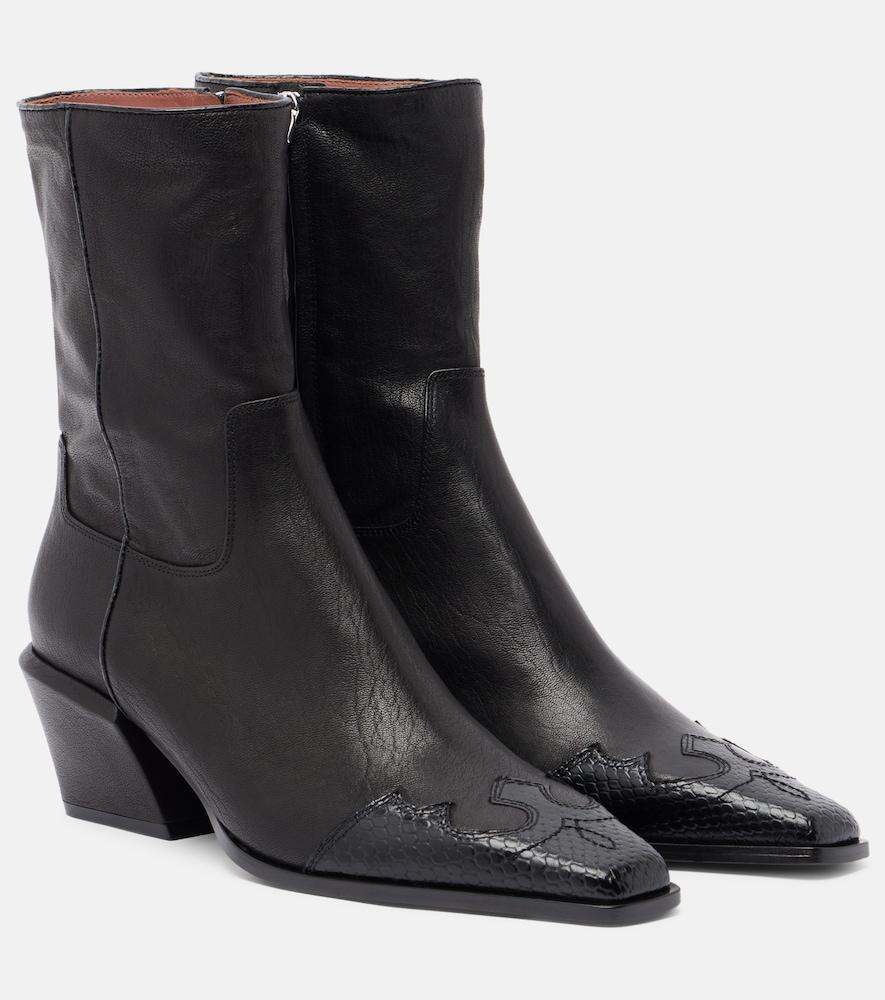 paris texas bettina leather cowboy boots