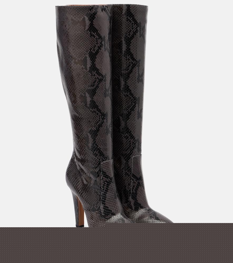 paris texas elsa 100 leather knee-high boots