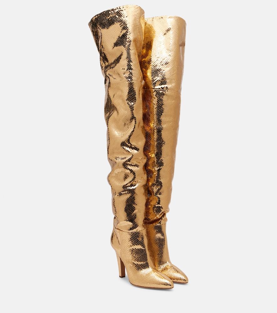 paris texas elsa 100 leather over-the-knee boots