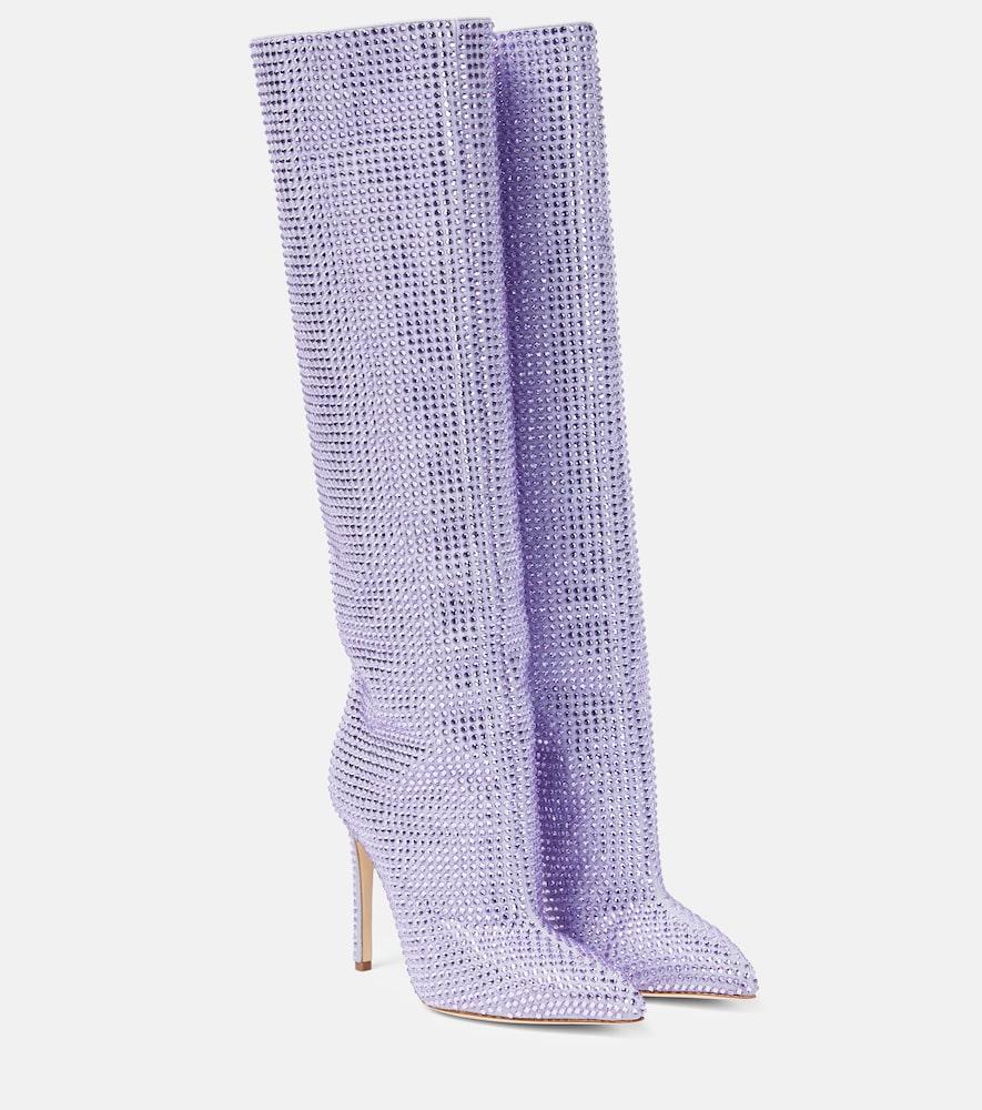 paris texas holly embellished knee-high boots