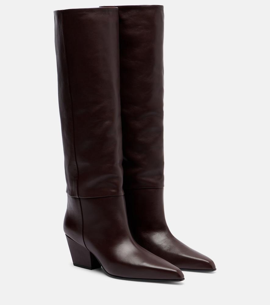 paris texas jane 60 leather knee-high boots