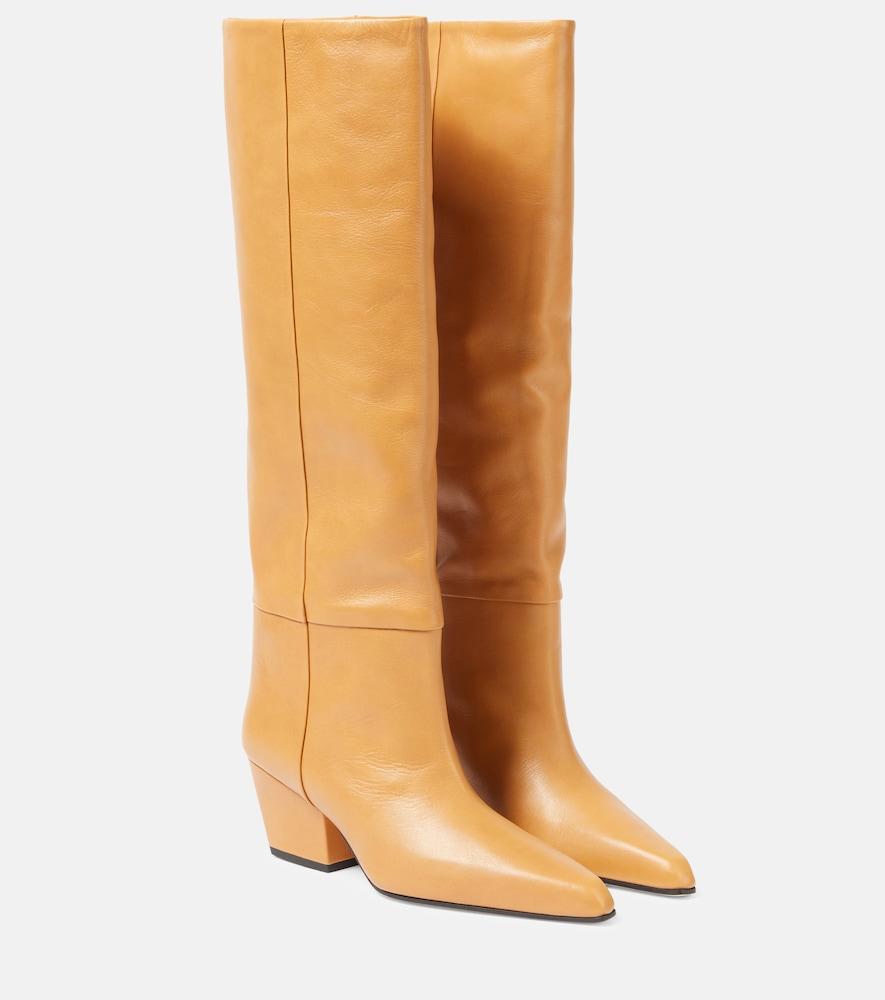 paris texas jane leather knee-high boots