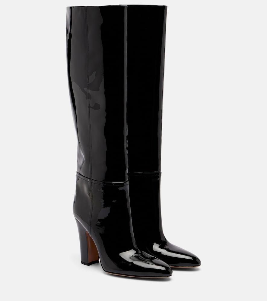 paris texas lavinia 100 patent leather knee-high boots
