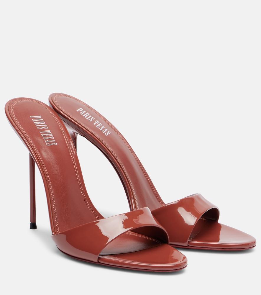 paris texas lidia 105 leather mules