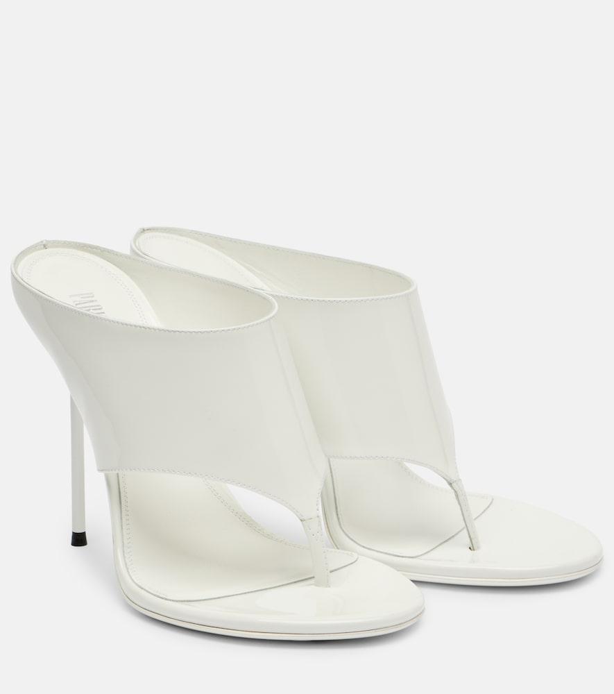 paris texas lidia 105 patent leather mules