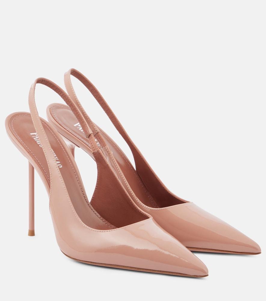 paris texas lidia 105 patent leather slingback mule