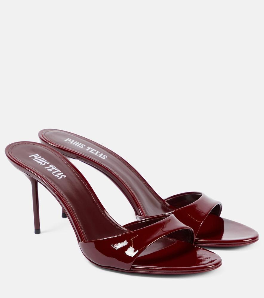paris texas lidia 70 patent leather mules