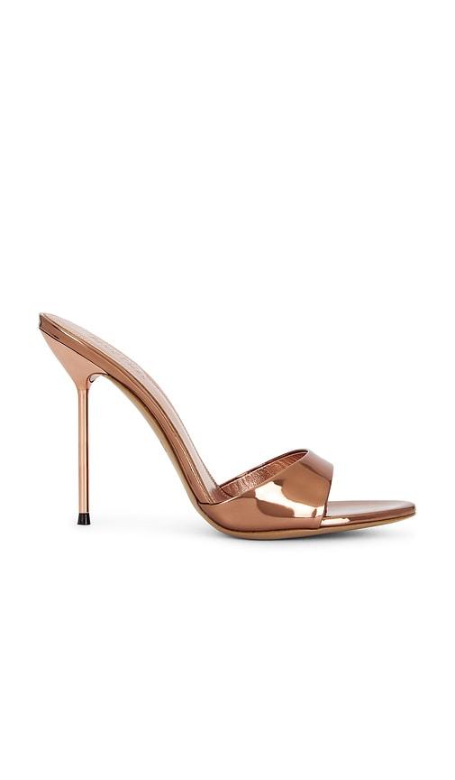 paris texas lidia mule in metallic bronze. - size 37 (also in 38, 39, 40)