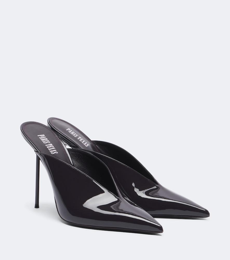 paris texas lidia patent leather mules