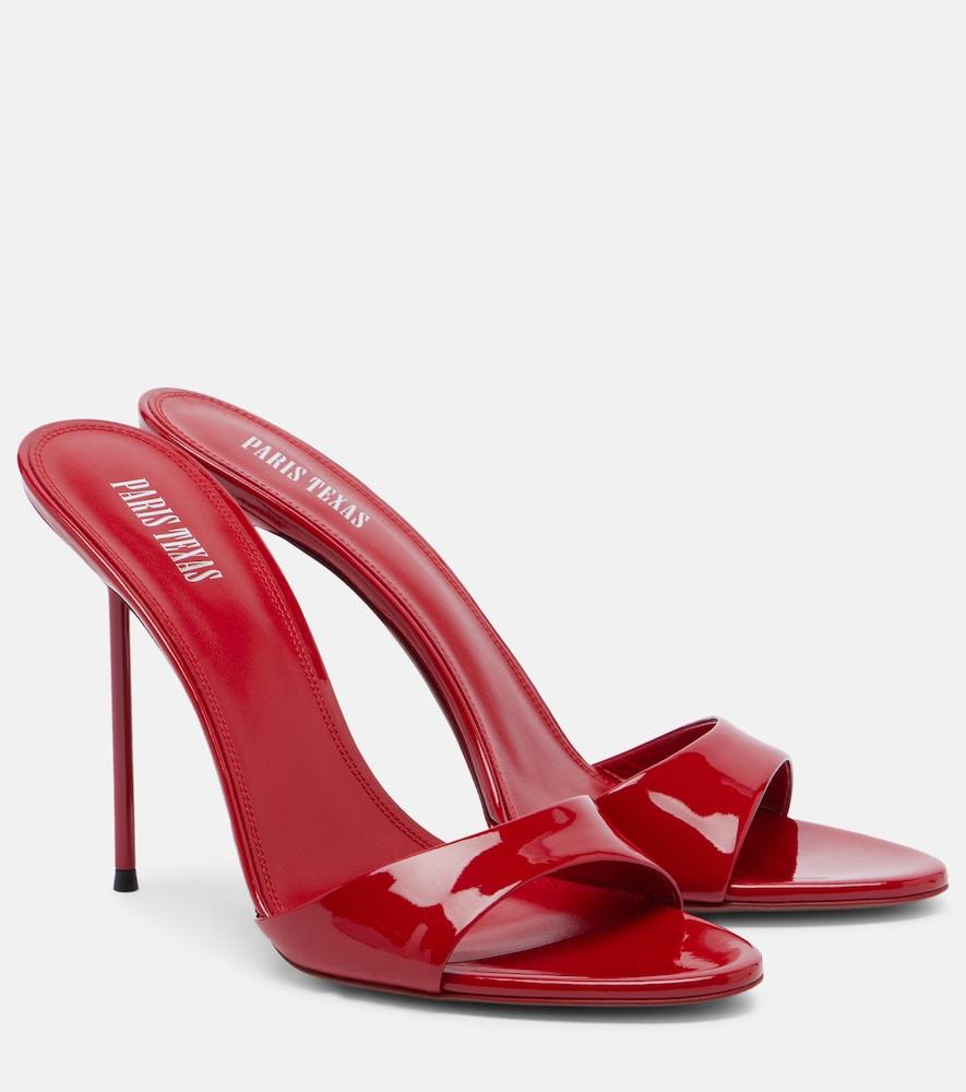 paris texas lidia patent leather mules